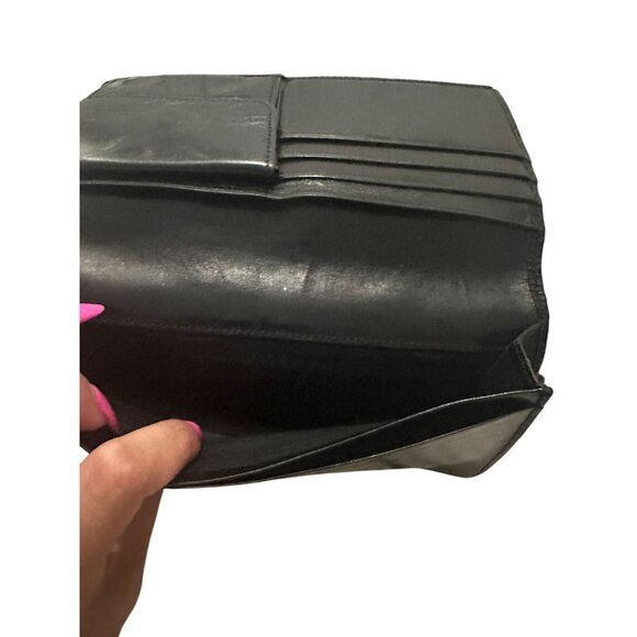 CELINE Womens Vintage Long Logo Clutch Wallet - Picture 5 of 11